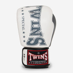 Twins Special Muay-Thai-Handschuhe BGVL 8 Weiß-grau