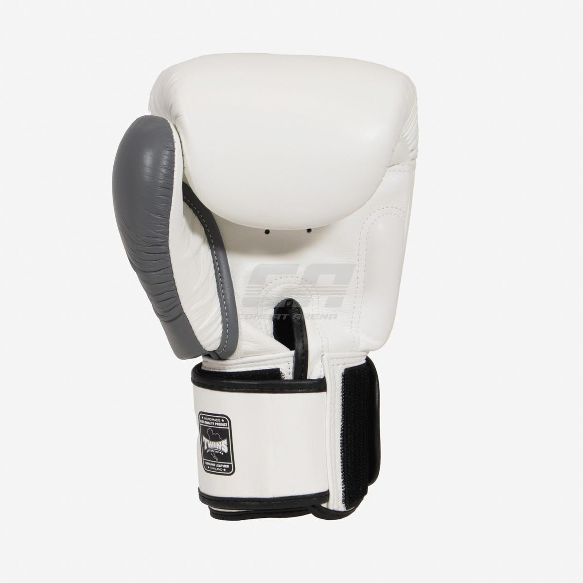 Twins Special Muay-Thai-Handschuhe BGVL 8 Weiß-grau