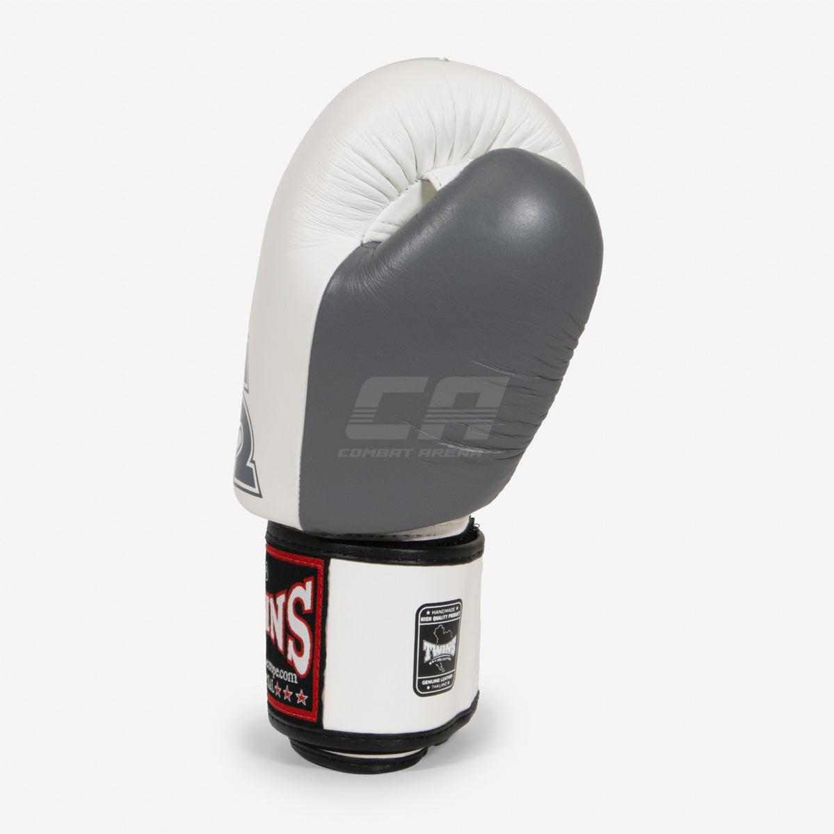 Twins Special Muay-Thai-Handschuhe BGVL 8 Weiß-grau
