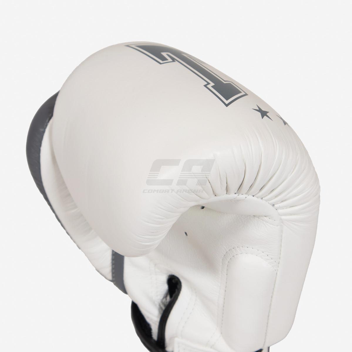 Twins Special Muay-Thai-Handschuhe BGVL 8 Weiß-grau