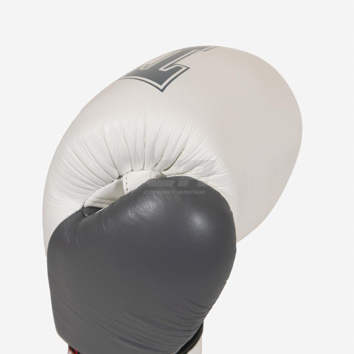 Twins Special Muay-Thai-Handschuhe BGVL 8 Weiß-grau