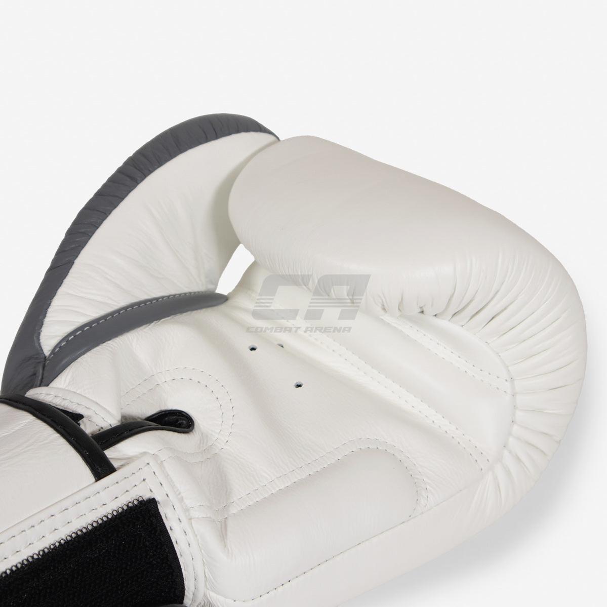Twins Special Muay-Thai-Handschuhe BGVL 8 Weiß-grau