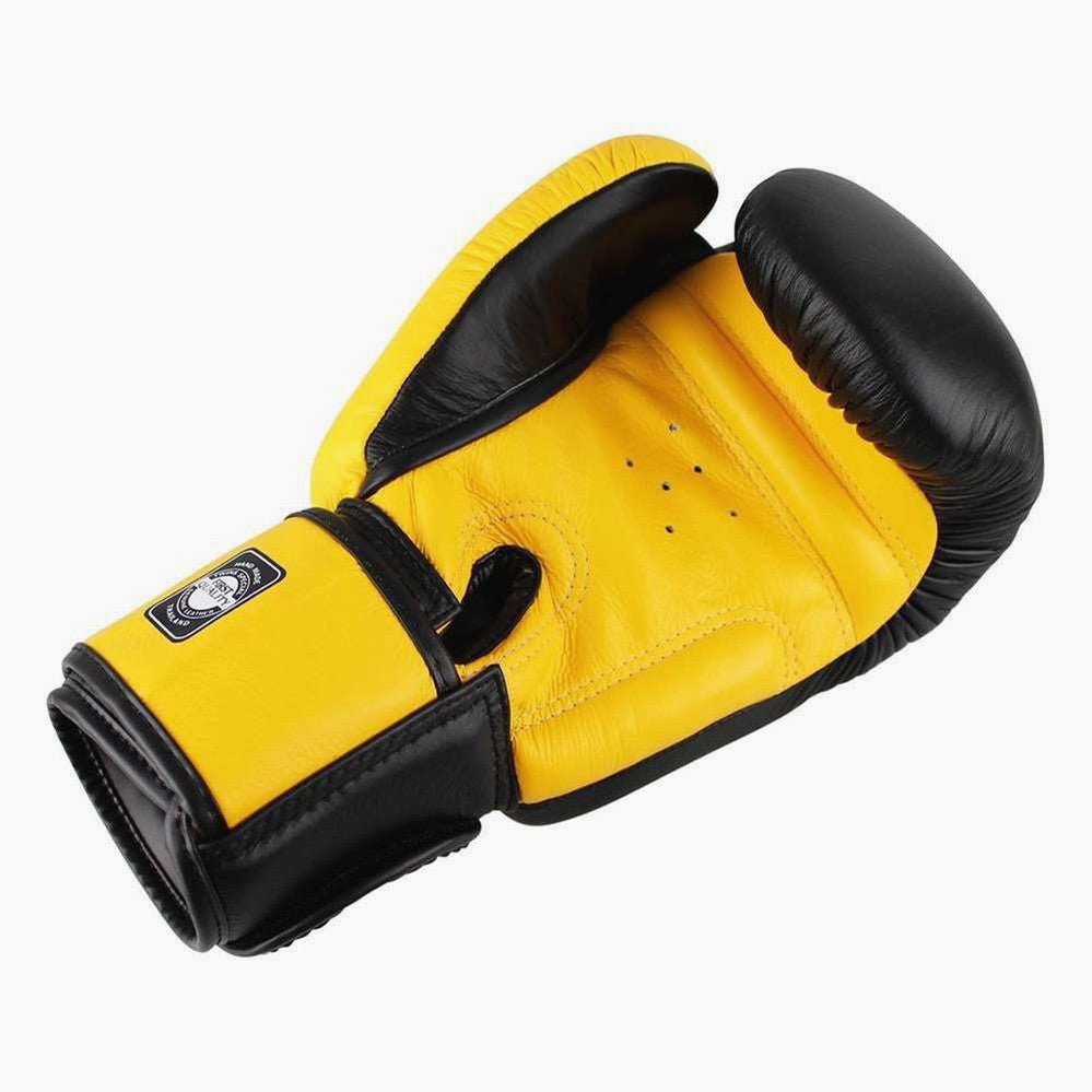 Twins Special Muay-Thai-Handschuhe BGVL3 Schwarz-Gelb
