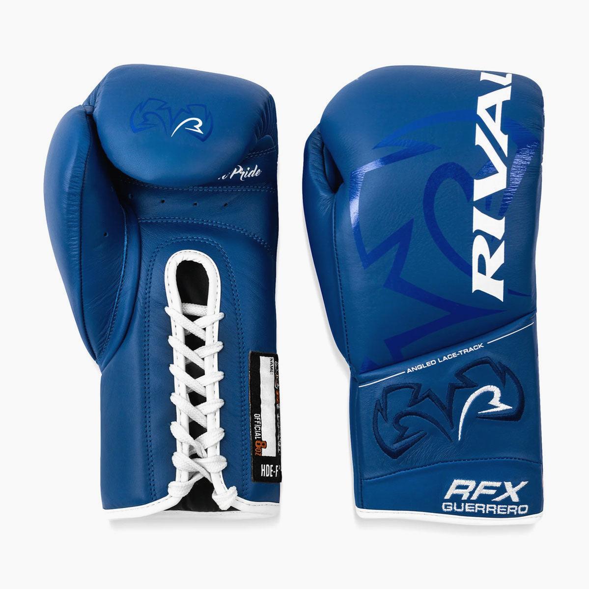 Boxhandschuhe Rival RFX Guerrero Pro Fight HDE-F Blau 10 Oz