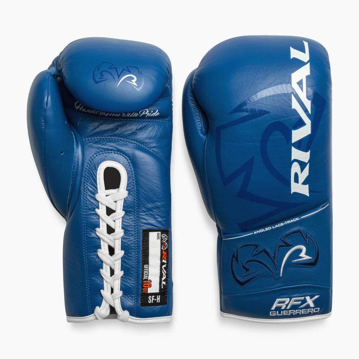 Boxhandschuhe Rival RFX Guerrero Pro Fight SF-H Blau 10 Oz