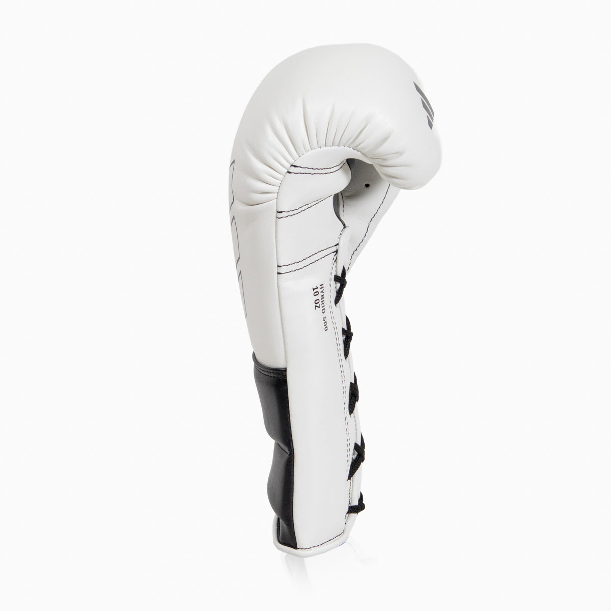 Boxhandschuhe Adidas Hybrid 500 Pro mit Schnürung Weiß-Schwarz