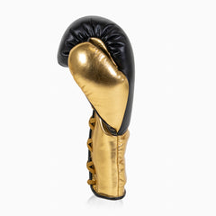 Boxhandschuhe Adidas Hybrid 500 Pro mit Schnürung Schwarz-Gold