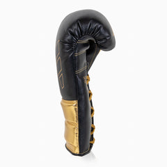 Boxhandschuhe Adidas Hybrid 500 Pro mit Schnürung Schwarz-Gold
