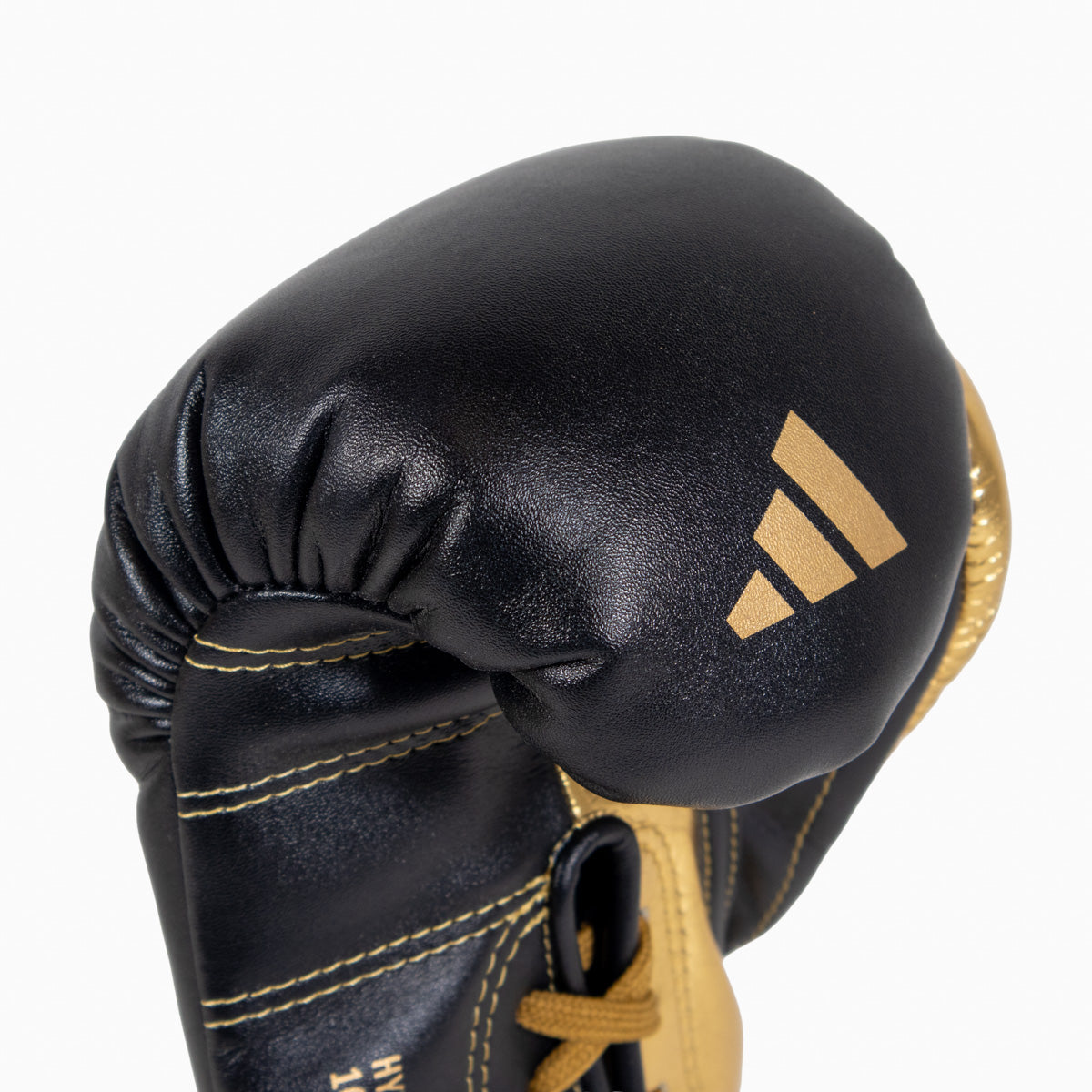 Boxhandschuhe Adidas Hybrid 500 Pro mit Schnürung Schwarz-Gold