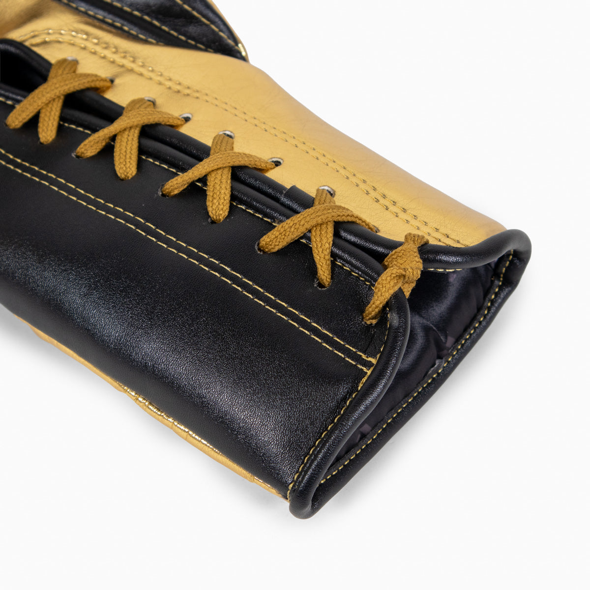 Boxhandschuhe Adidas Hybrid 500 Pro mit Schnürung Schwarz-Gold