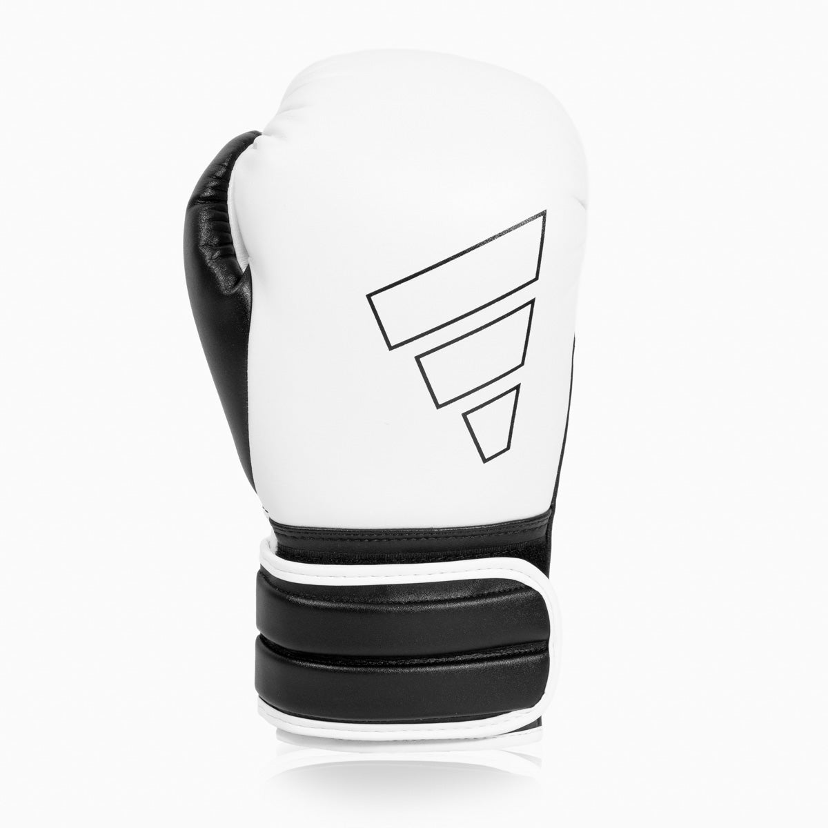 Boxhandschuhe Adidas Hybrid 500 Pro mit Klettverschluss Weiß-Schwarz