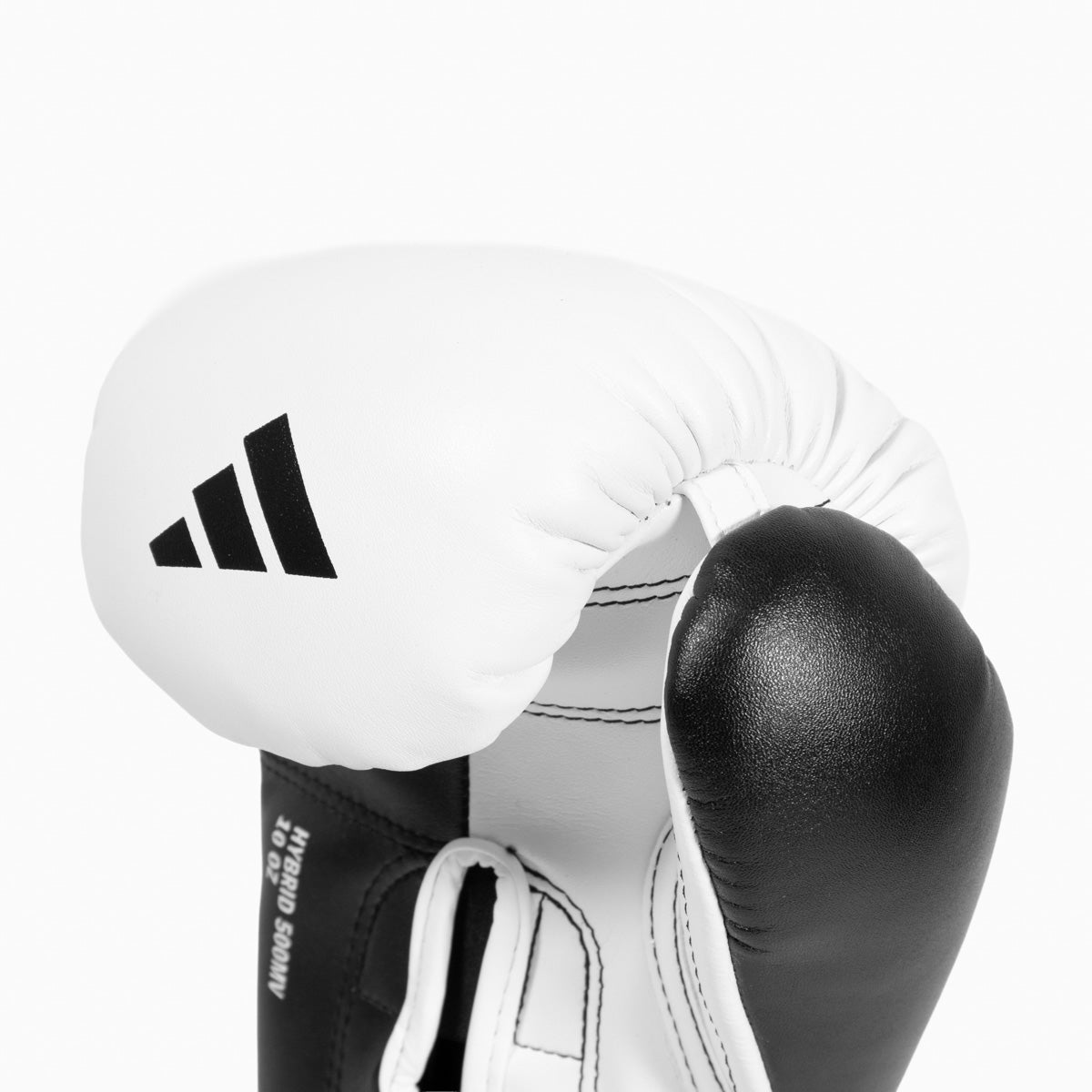 Boxhandschuhe Adidas Hybrid 500 Pro mit Klettverschluss Weiß-Schwarz