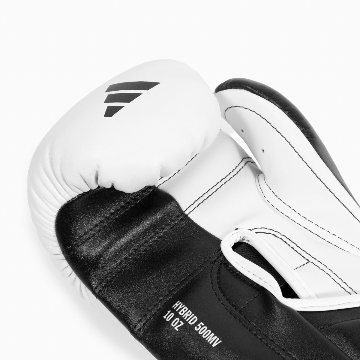 Boxhandschuhe Adidas Hybrid 500 Pro mit Klettverschluss Weiß-Schwarz