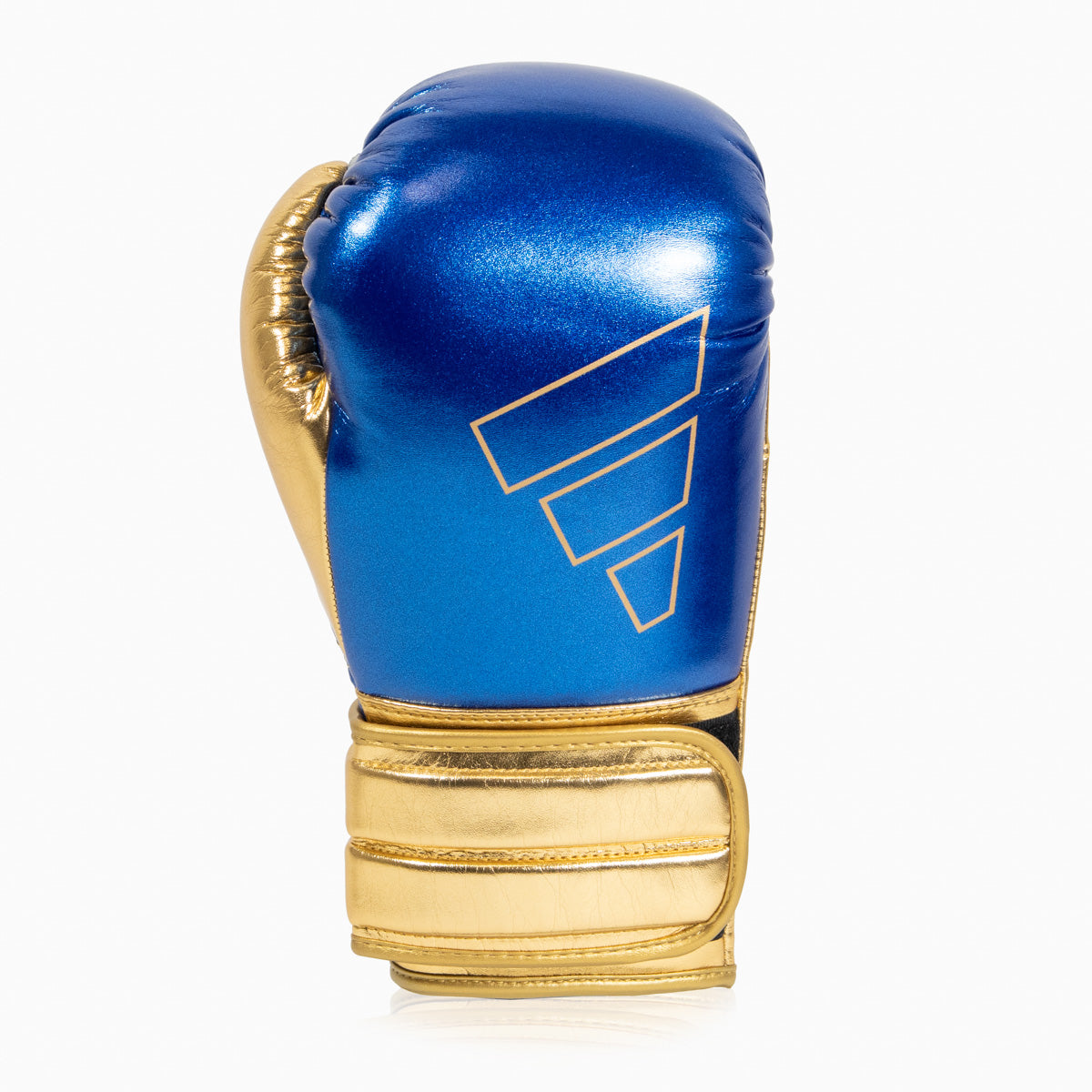 Boxhandschuhe Adidas Hybrid 500 Pro mit Klettverschluss Blau-Gold