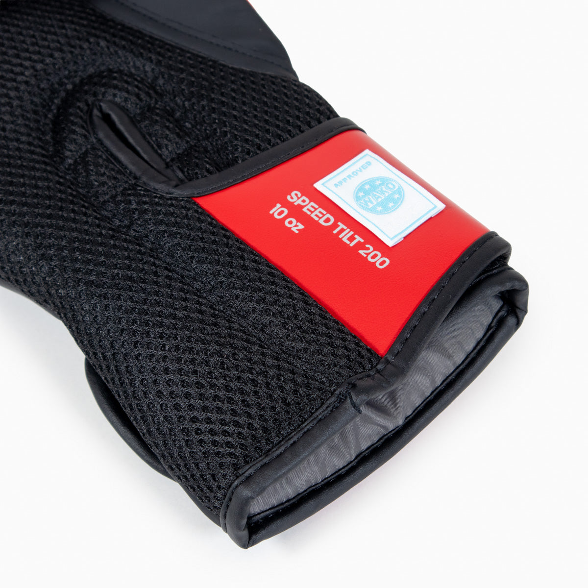Boxhandschuhe Adidas Speed Tilt 200 WAKO 10 Oz Rot-schwarz-silber