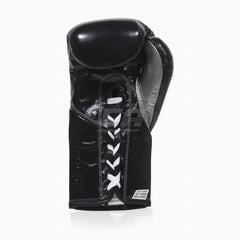 Boxhandschuhe Cleto Reyes Professionelle CB2 Schwarz-Silber mit Schnürung
