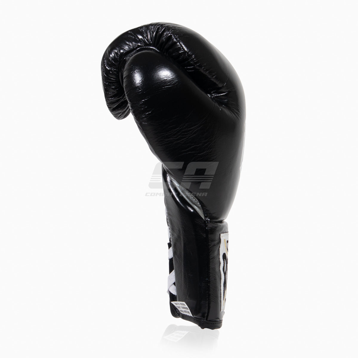 Boxhandschuhe Cleto Reyes Professionelle CB2 Schwarz-Silber mit Schnürung