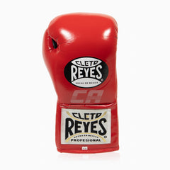 Boxhandschuhe Cleto Reyes Professionelle CB2 Rot-Schwarz mit Schnürung