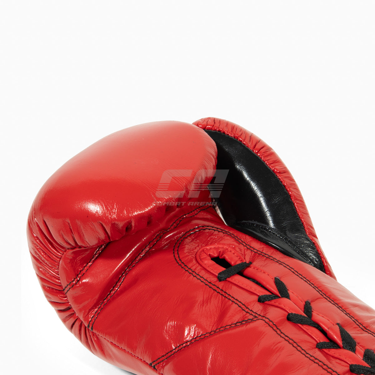 Boxhandschuhe Cleto Reyes Professionelle CB2 Rot-Schwarz mit Schnürung