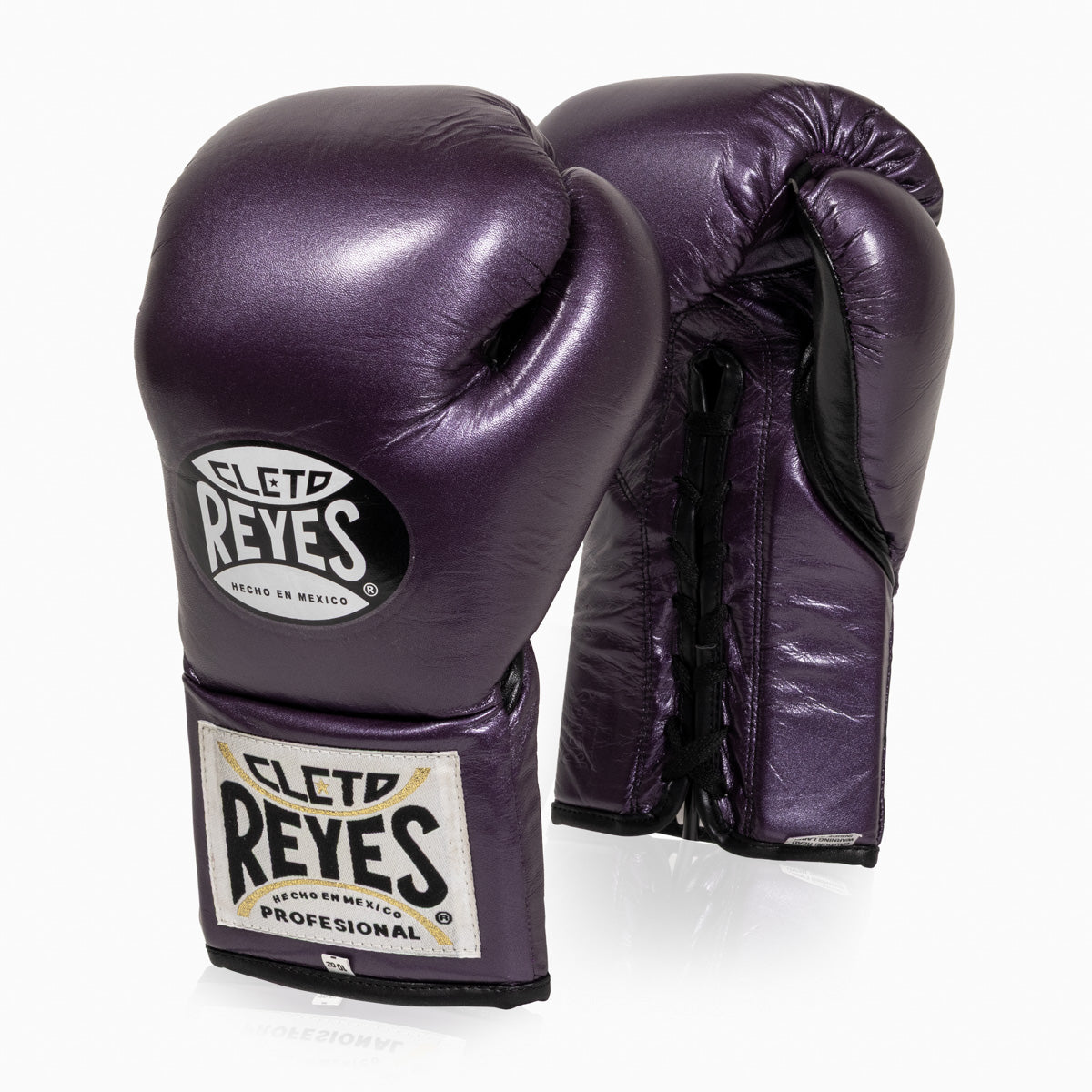 Boxhandschuhe Cleto Reyes Professionelle CB2 Viola mit Schnürung