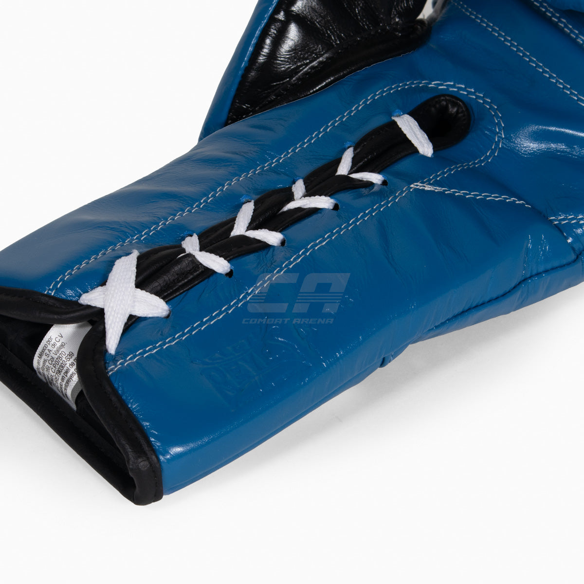 Boxhandschuhe Cleto Reyes Professional CB2 Blau-Schwarz mit Schnürung