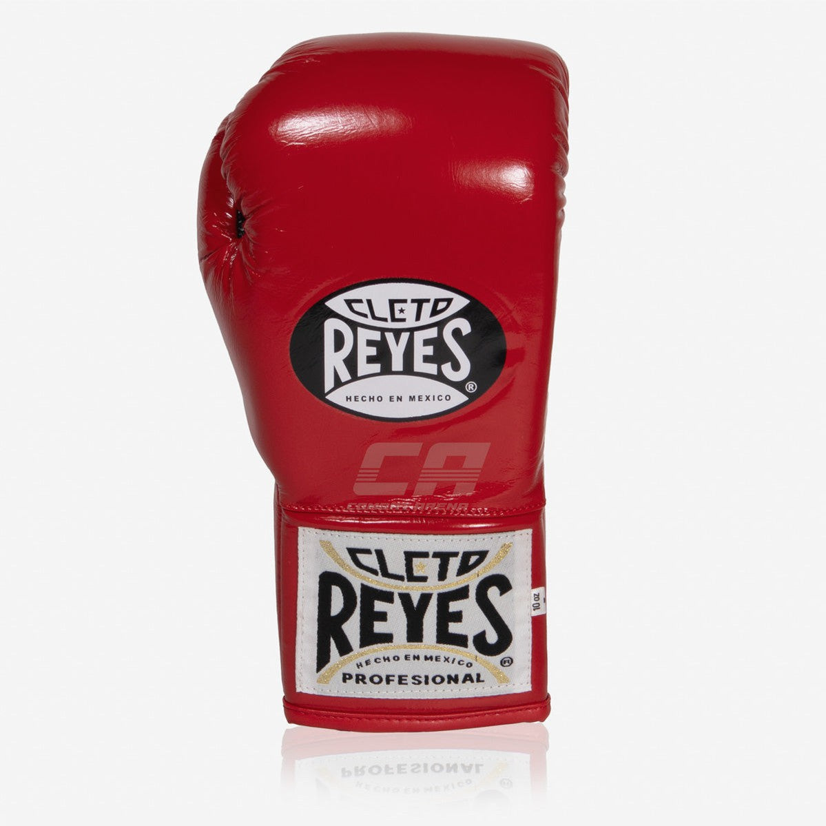 Boxhandschuhe Cleto Reyes Safetec CB4 Rot-schwarz mit Schnürung