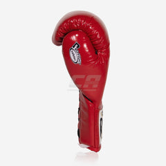Boxhandschuhe Cleto Reyes Safetec CB4 Rot-schwarz mit Schnürung