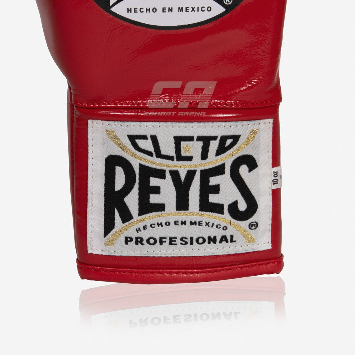 Boxhandschuhe Cleto Reyes Safetec CB4 Rot-schwarz mit Schnürung