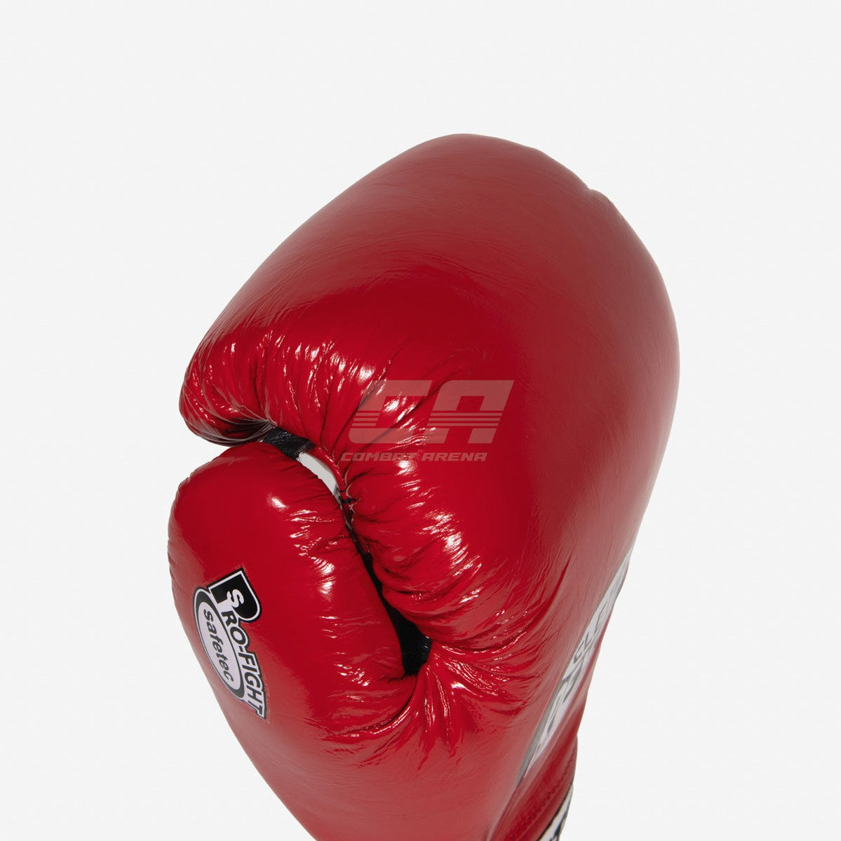 Boxhandschuhe Cleto Reyes Safetec CB4 Rot-schwarz mit Schnürung