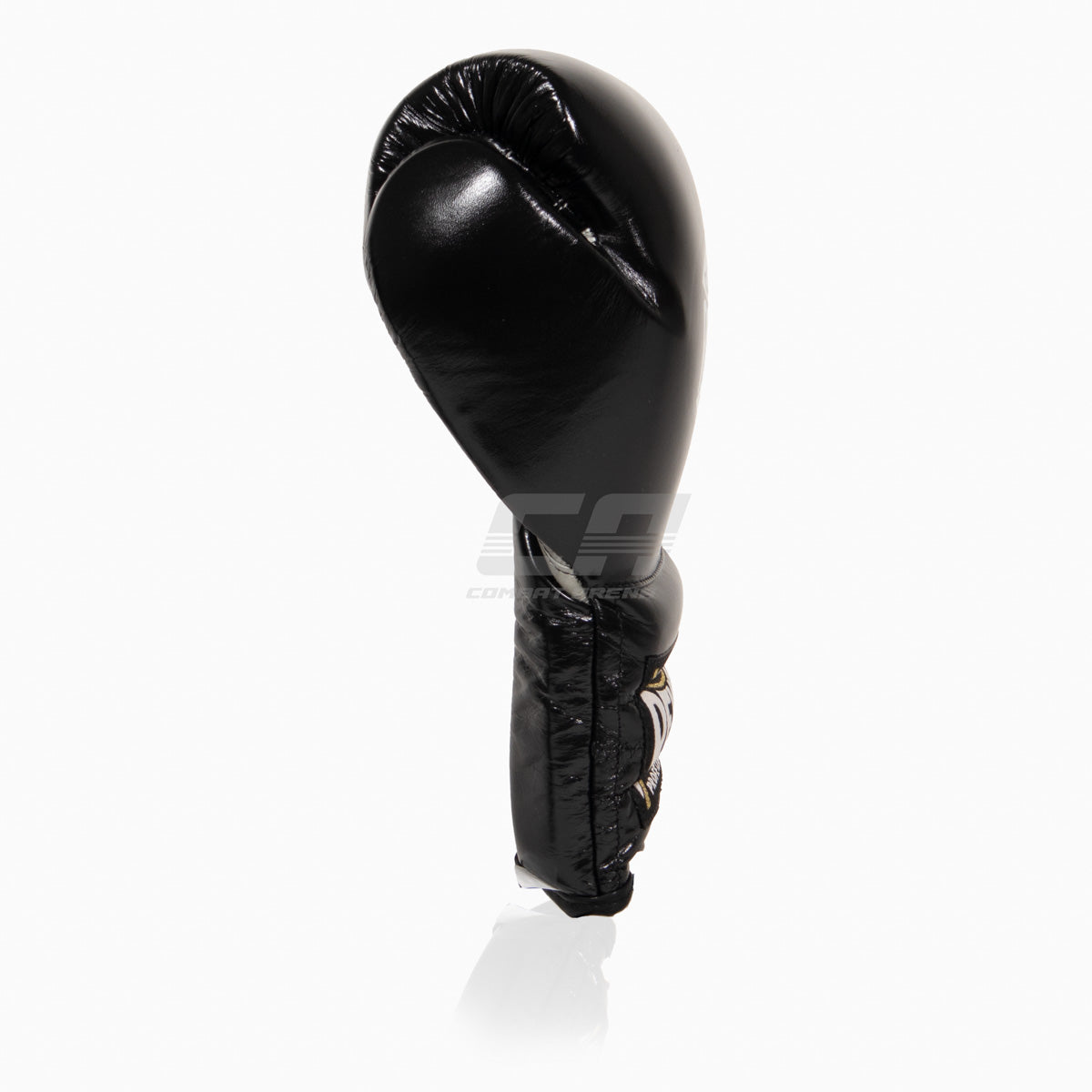 Boxhandschuhe Cleto Reyes Traditional Training CE4 Schwarz-Silber mit Schnürsenkel