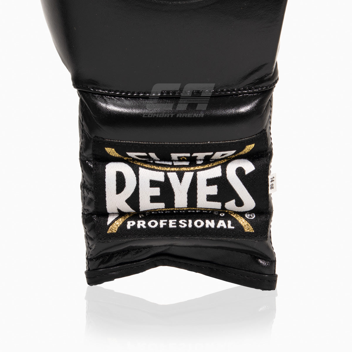 Boxhandschuhe Cleto Reyes Traditional Training CE4 Schwarz-Silber mit Schnürsenkel