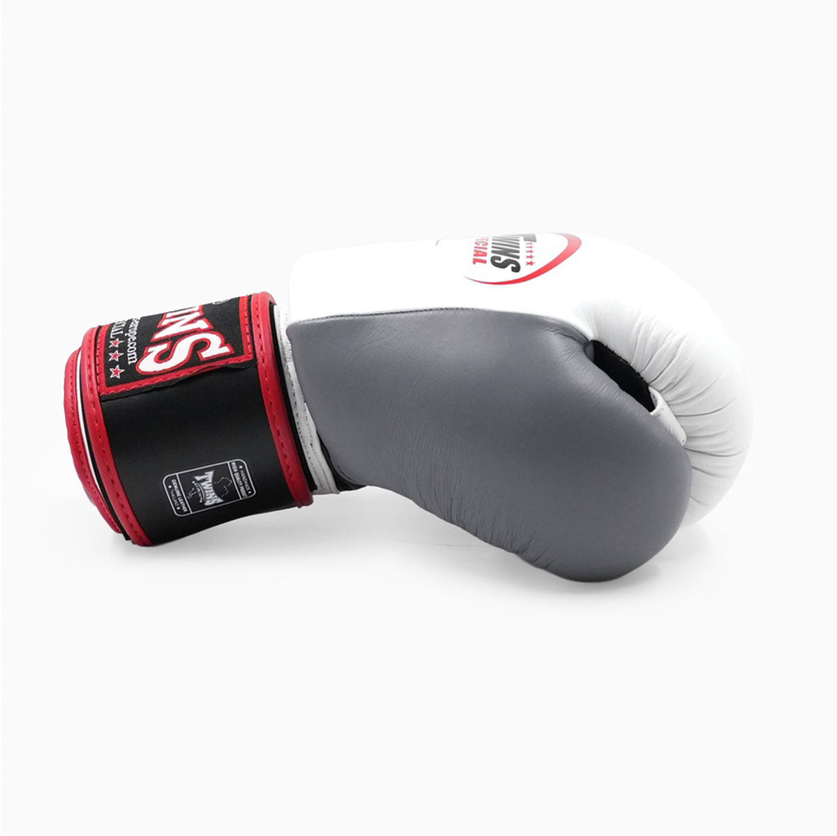 Twins Special Muay-Thai-Handschuhe BGVL3 Schwarz-weiß-grau