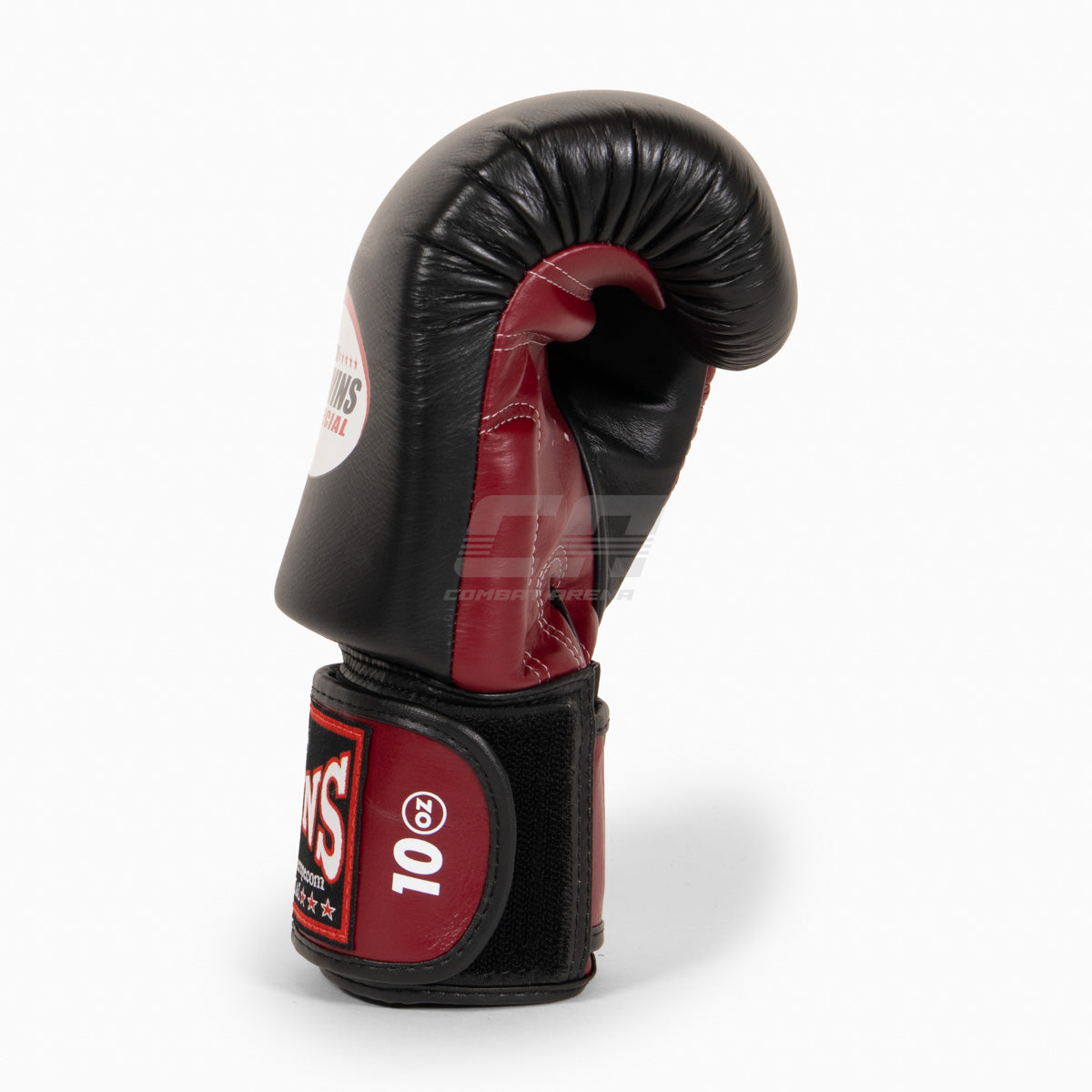 Twins Special Muay-Thai-Handschuhe BGVL3 Schwarz-Weinrot