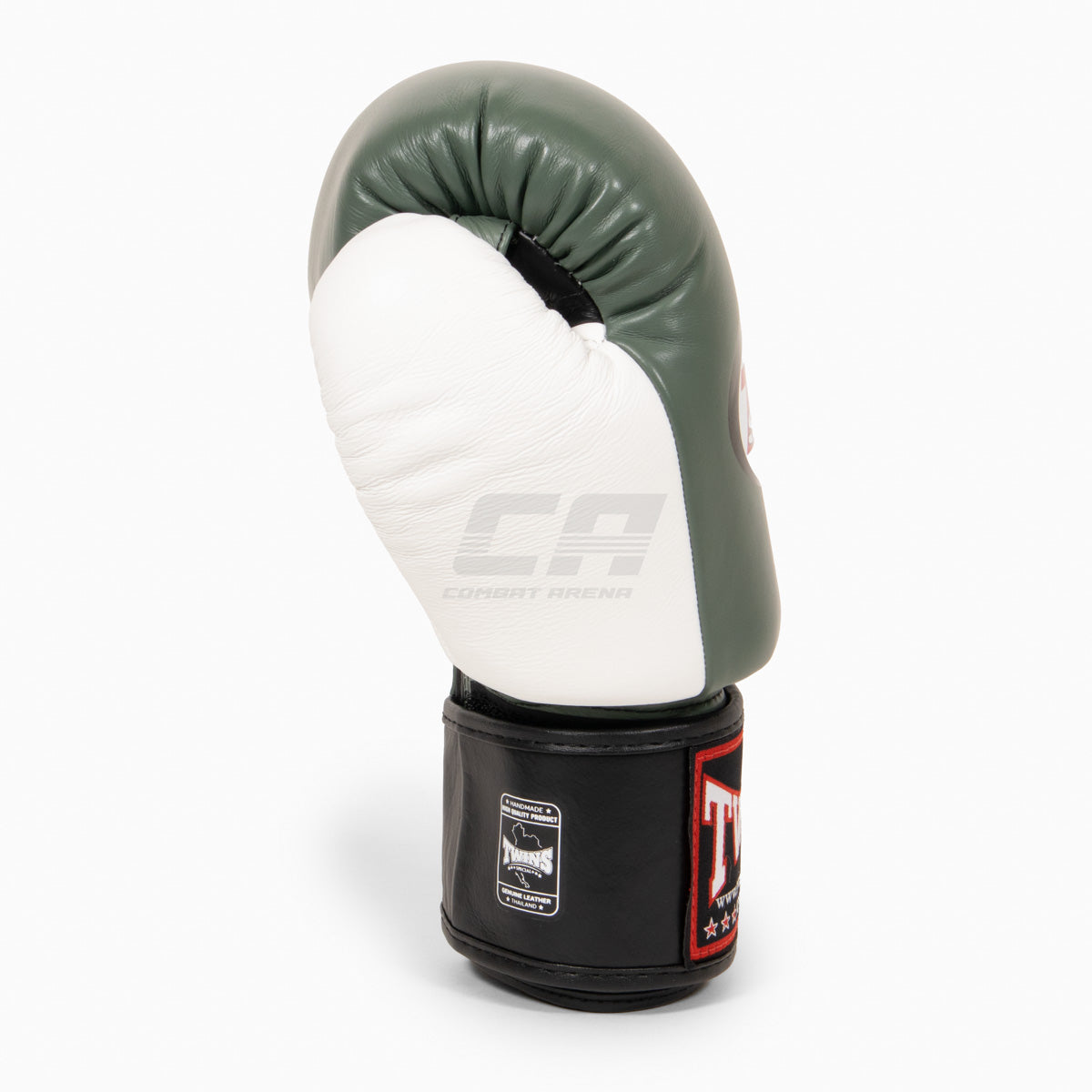 Twins Special Muay-Thai-Handschuhe BGVL4 Schwarz-grün-weiß