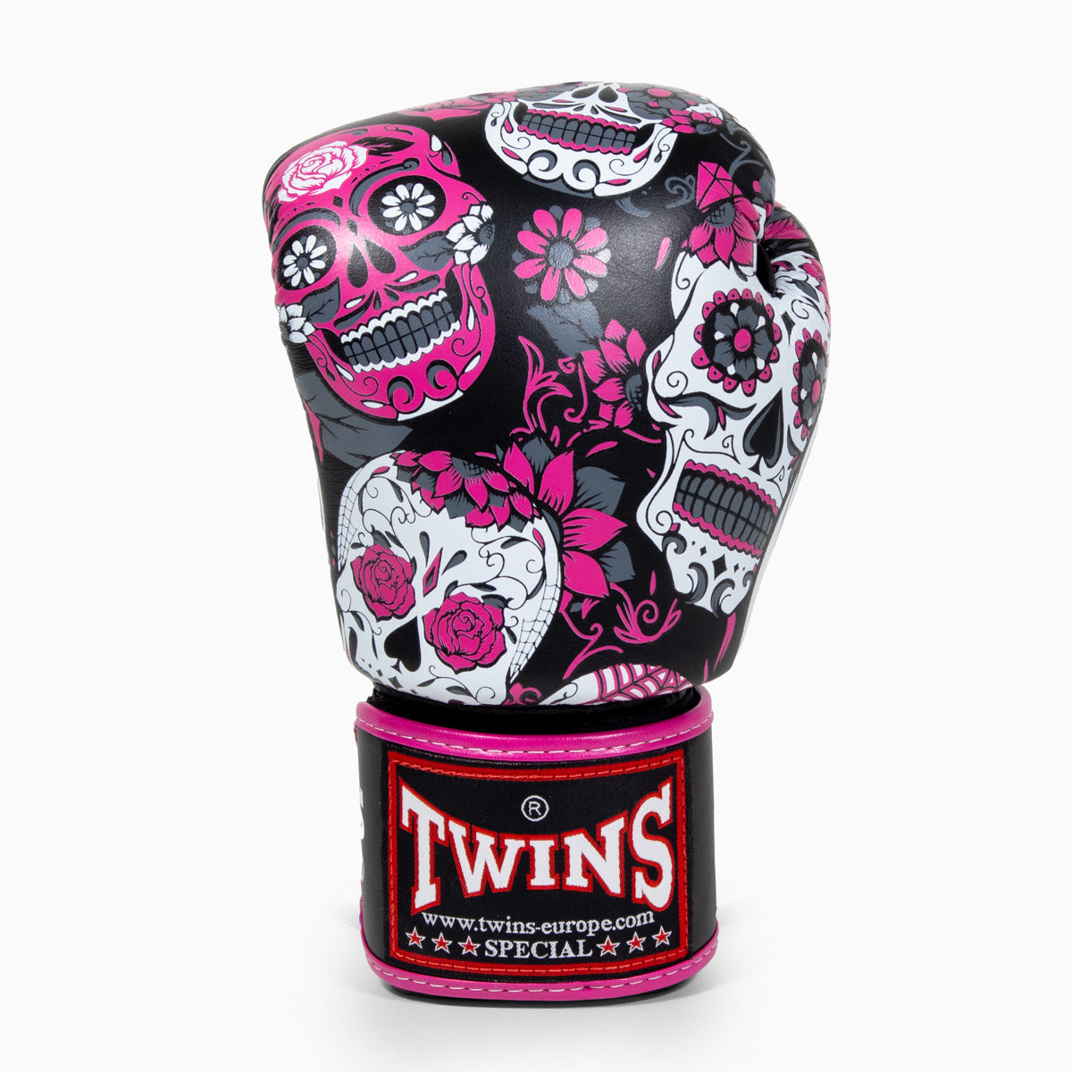 Twins Special Muay-Thai-Handschuhe FBGVL3 Skull Rosa