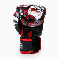 Twins Special Muay-Thai-Handschuhe FBGVL3 Skull Rot