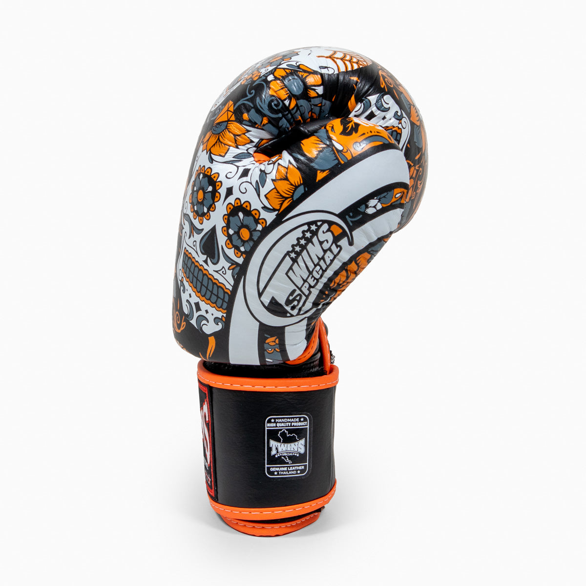 Twins Special Muay-Thai-Handschuhe FBGVL4 Skull Orange