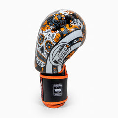 Twins Special Muay-Thai-Handschuhe FBGVL4 Skull Orange