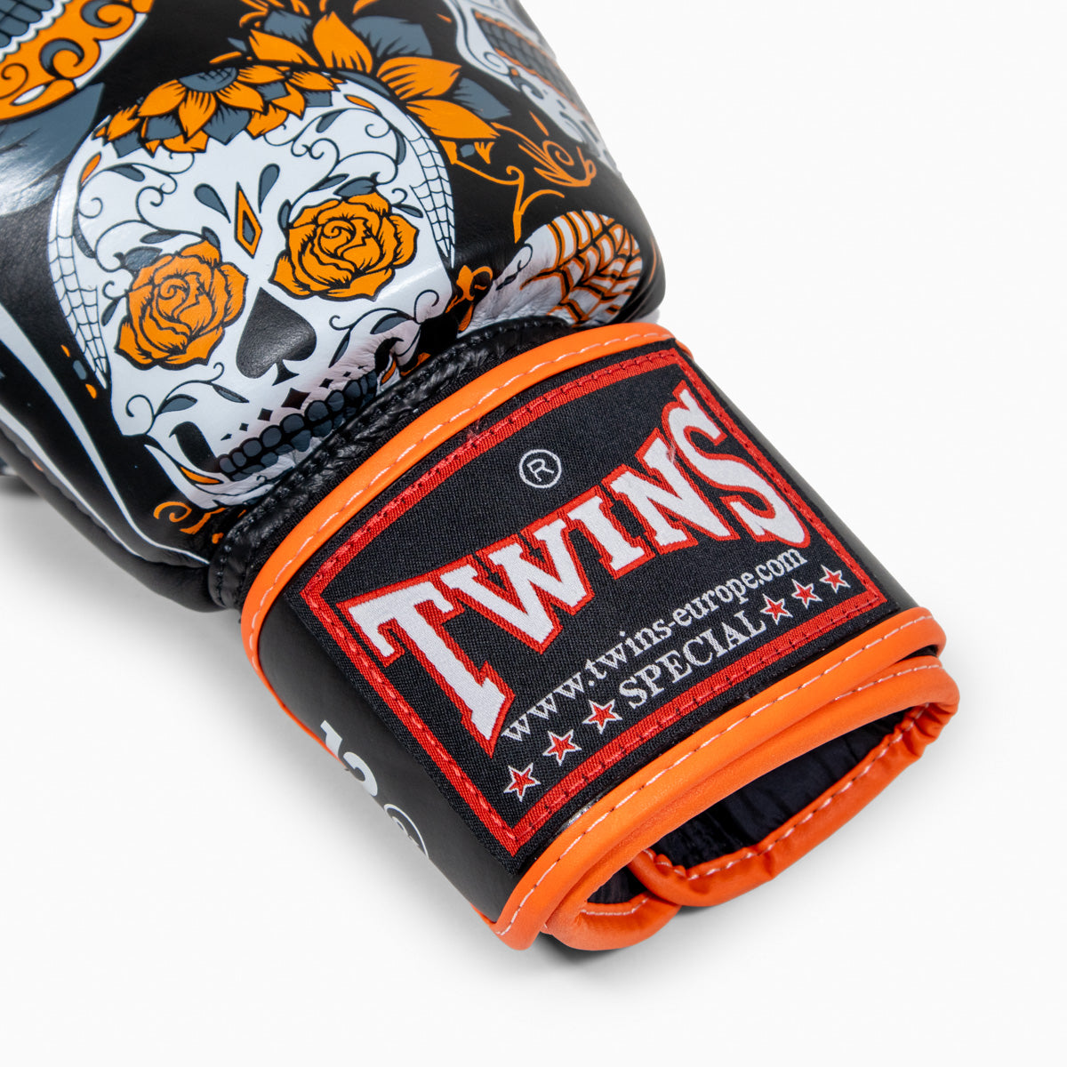 Twins Special Muay-Thai-Handschuhe FBGVL4 Skull Orange