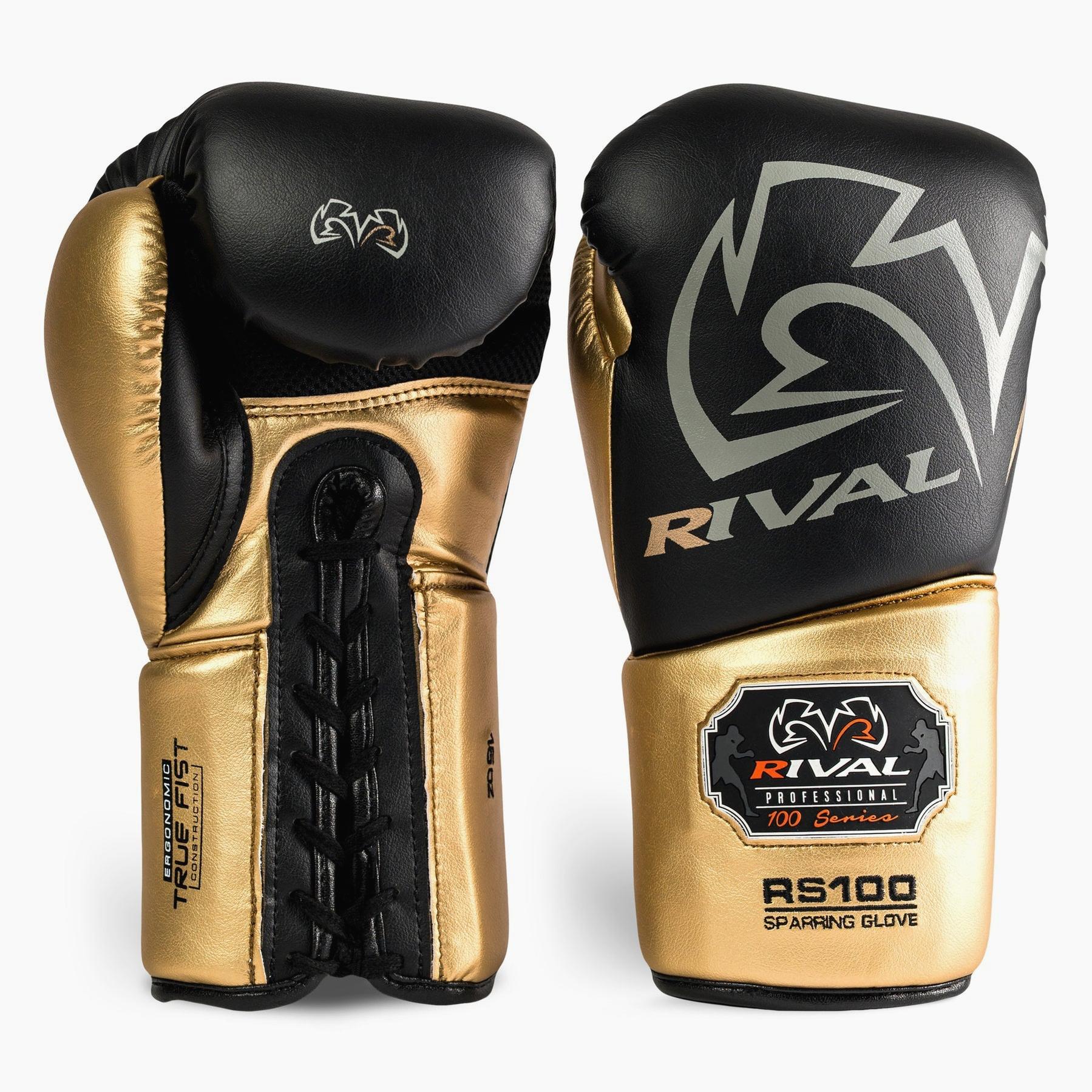 Boxhandschuhe Rival Professionelles Sparring RS100 mit Schnürsenkeln