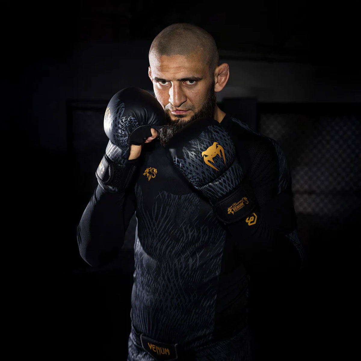 MMA-Handschuhe Venum x Chimaev Wild Borz Schwarz