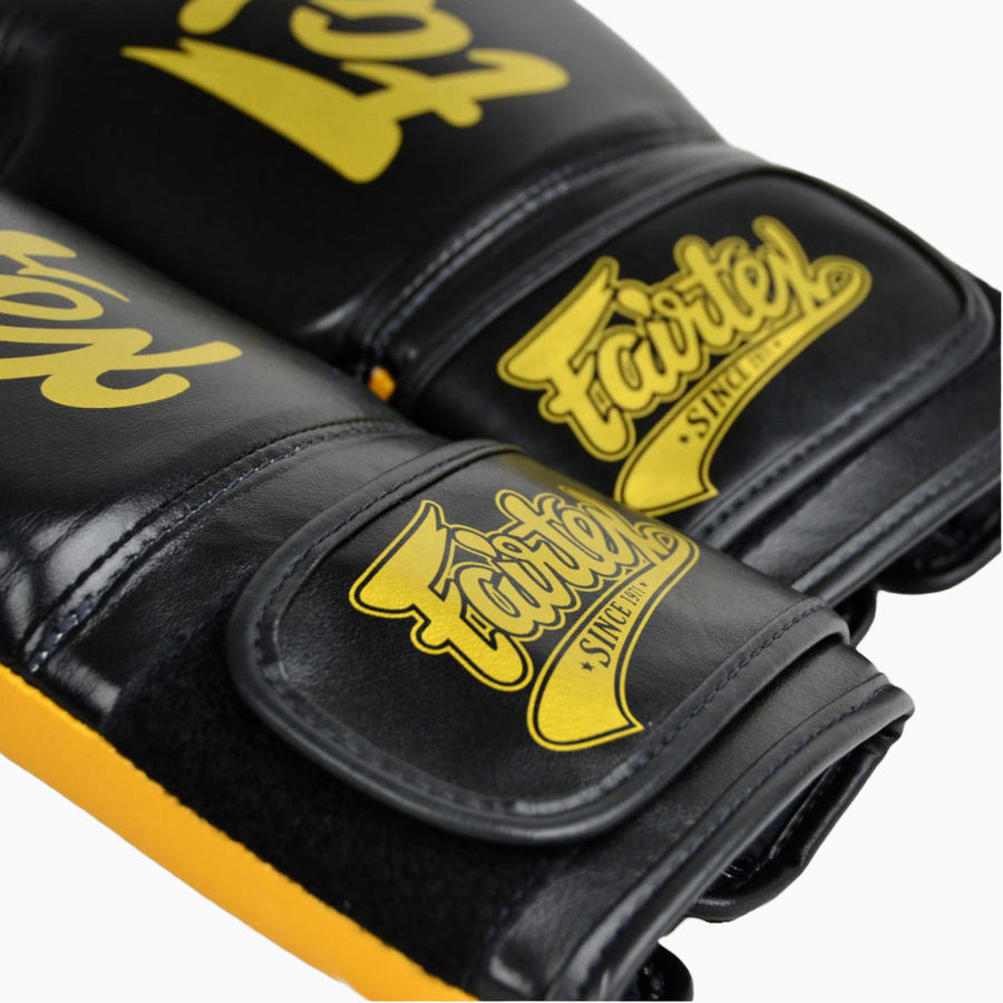 Muay Thai Handschuhe Fairtex Super Sparring BGV18 Schwarz-Gold