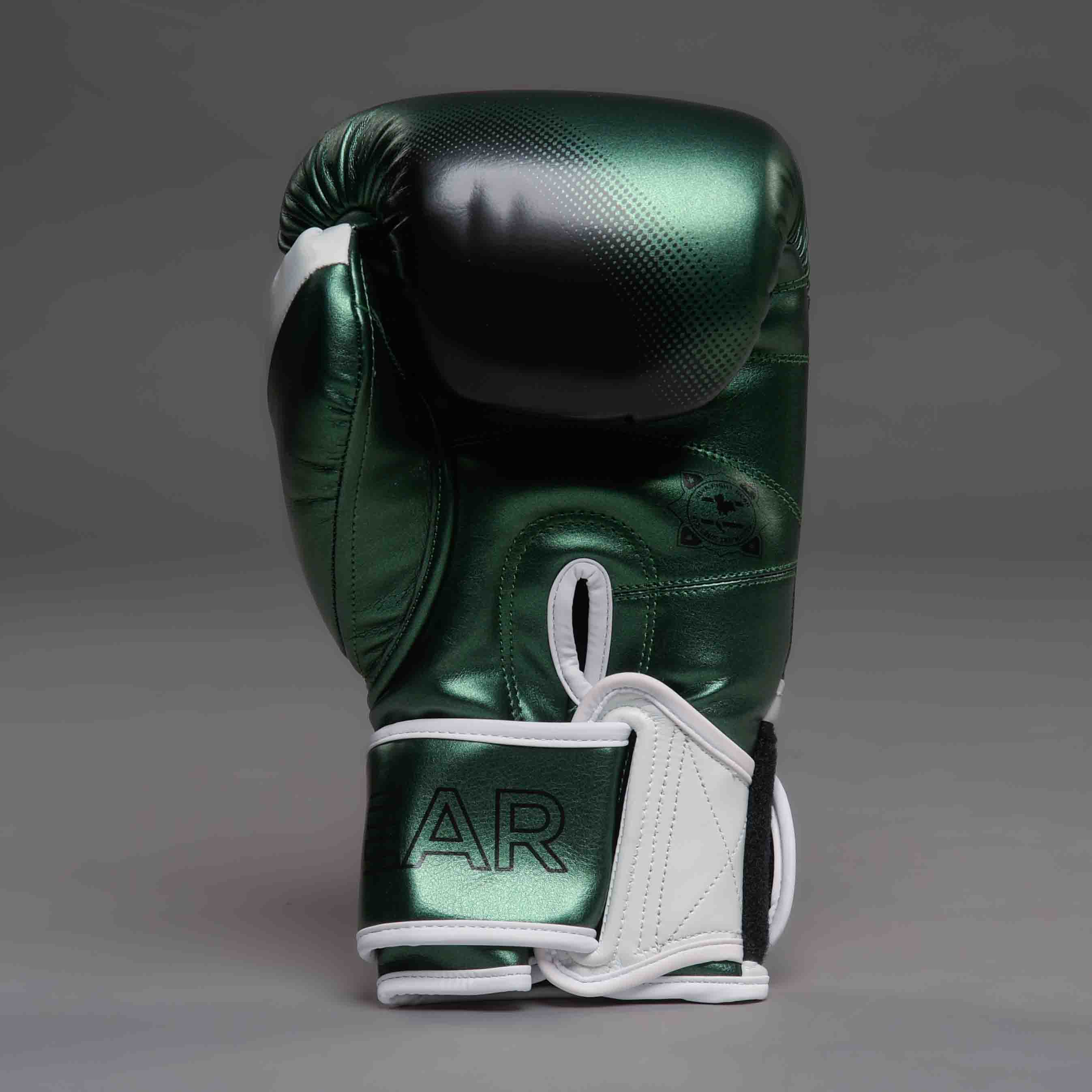 The Joyagear "Evolution" Boxing Gloves - Green-White