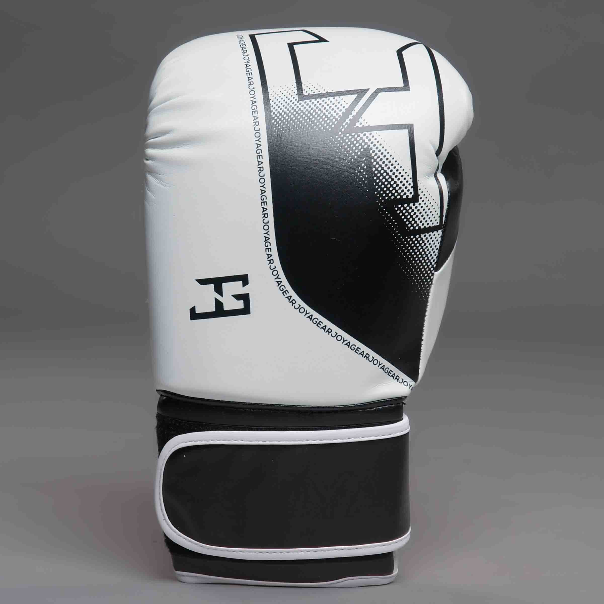 The Joyagear "Evolution" Boxing Gloves - White-Black