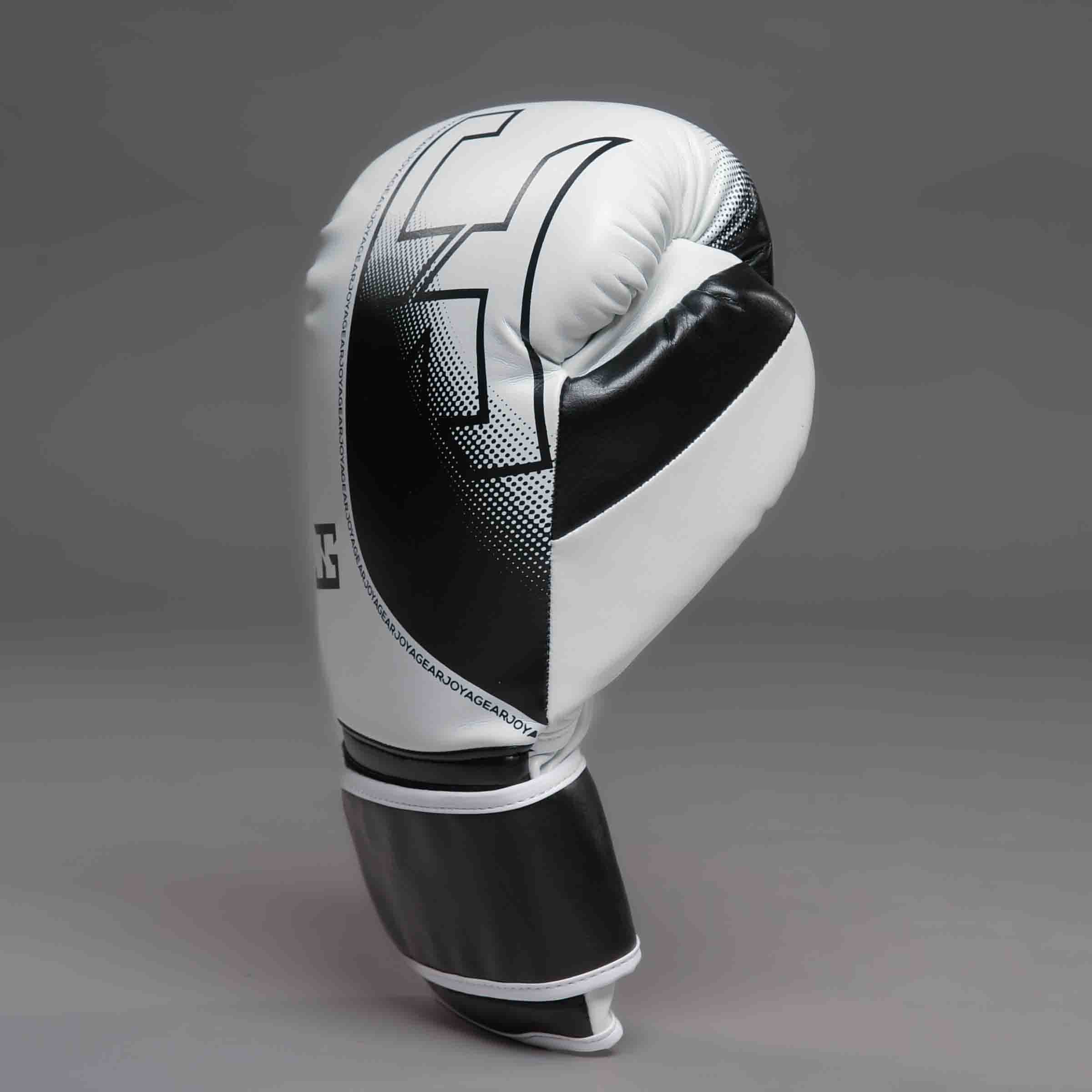 The Joyagear "Evolution" Boxing Gloves - White-Black