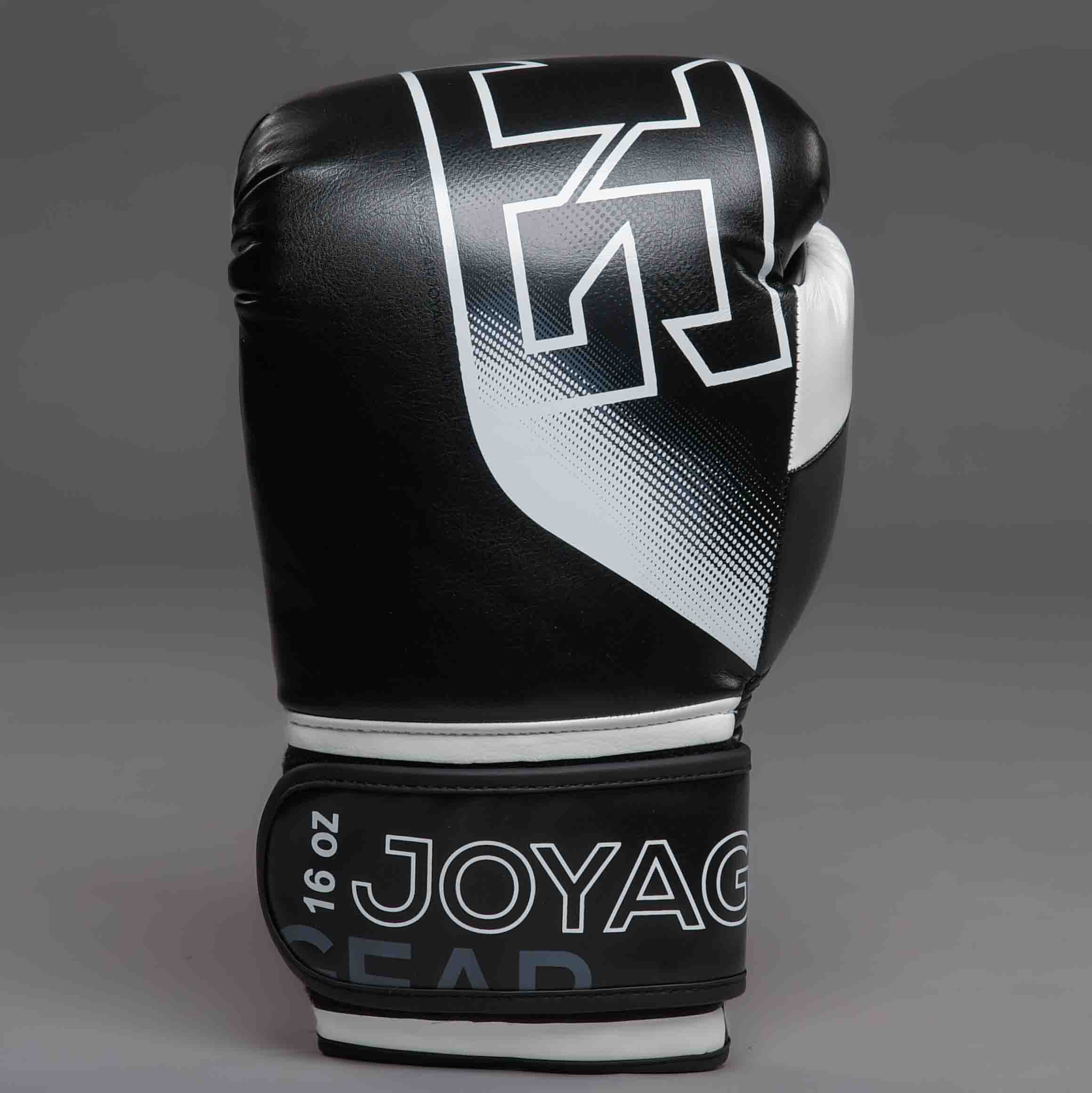 The Joyagear "Evolution" Boxing Gloves - Black-White