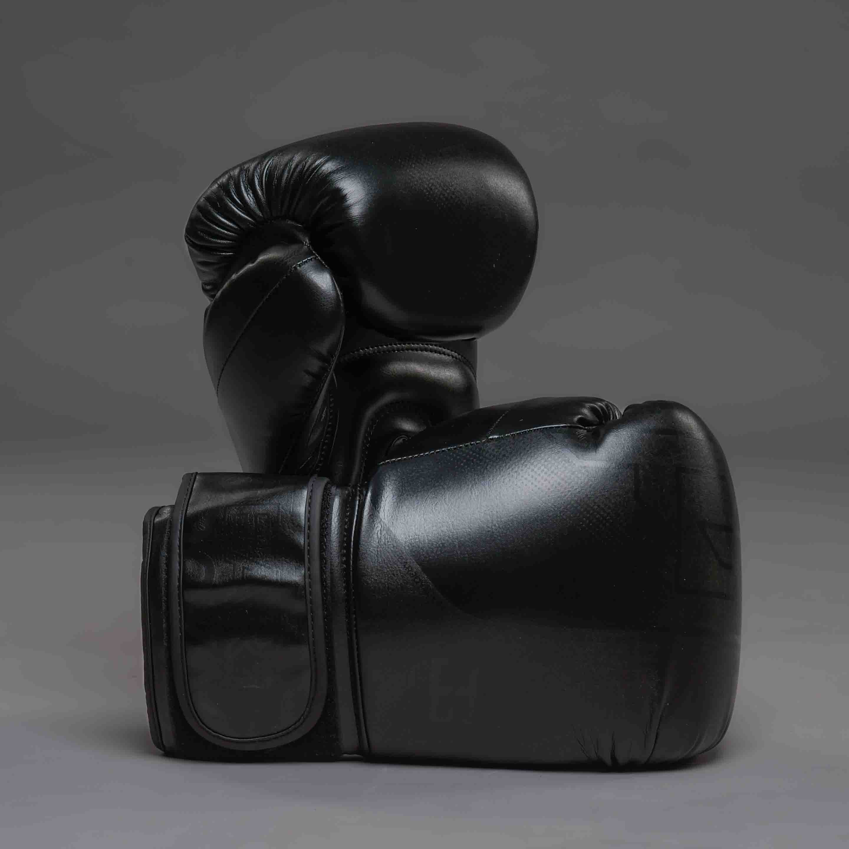 The Joyagear "Evolution" Boxing Gloves - Black-Black