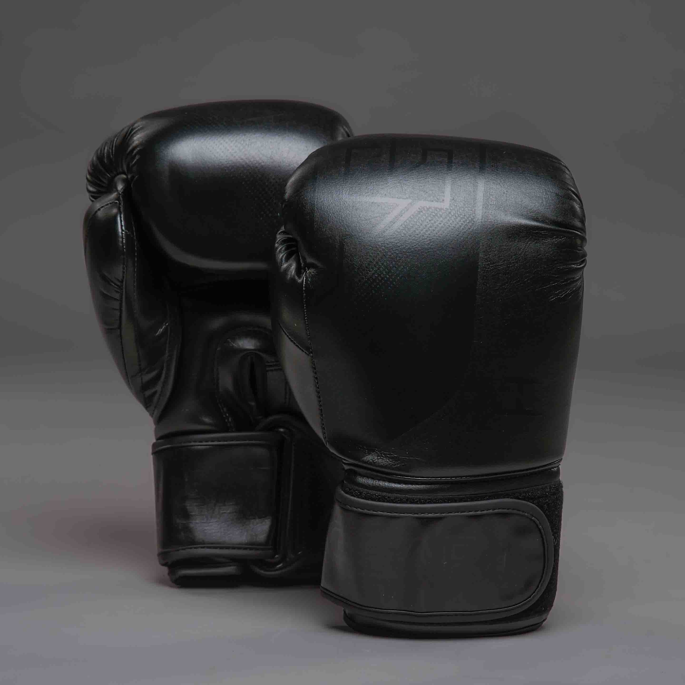 The Joyagear "Evolution" Boxing Gloves - Black-Black