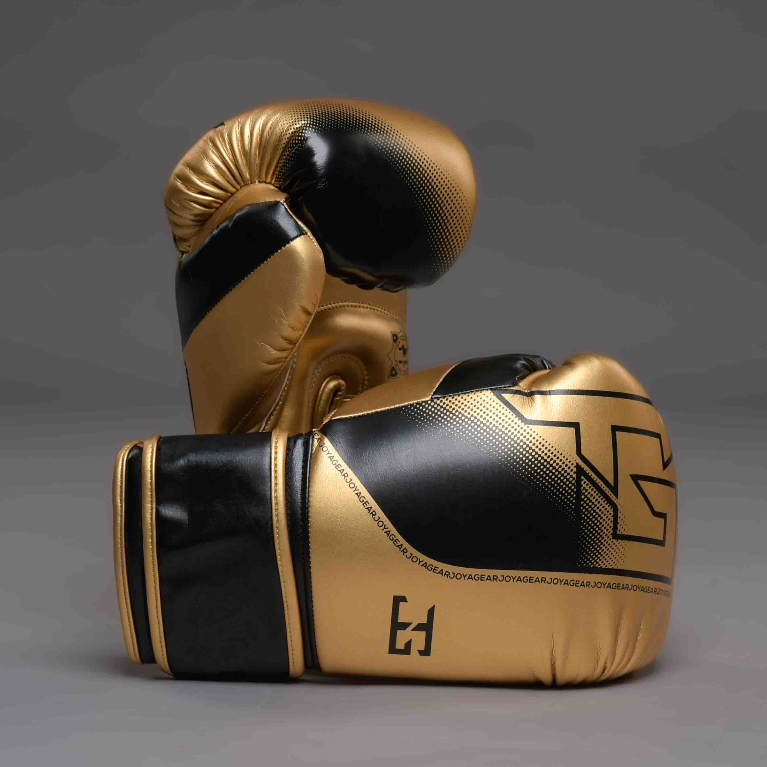 The Joyagear "Evolution" Boxing Gloves - Gold-Black