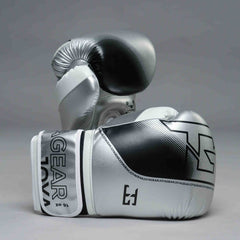The Joyagear "Evolution" Boxing Gloves - Silver-White